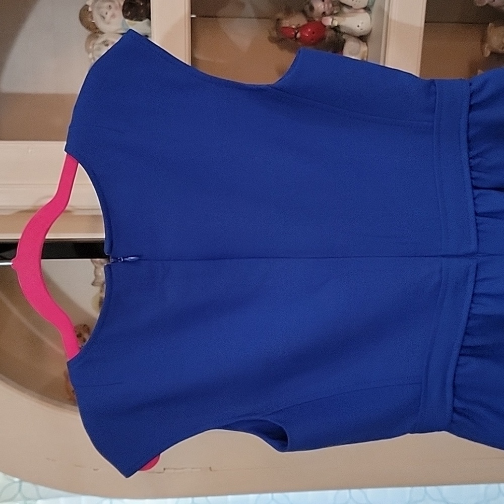 Tory Burch Royal Blue Jane Dress Women's Size 8 - Picture 6 of 12